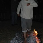 Tony firewalking